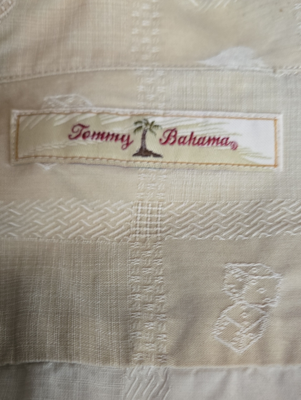 Collectible Tommy Bahama, Silk, short sleeve Camp/Aloha Shirt, casino print - Picture 3 of 13